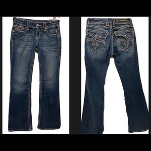 ROCK REVIVAL 28/30 BOOT “DEBBIE” JEANS  GREAT CONDITION